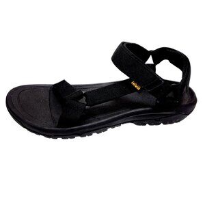Teva Mens Black Adjustable Strap Sandals Size 13 Durable Outdoor Footwear